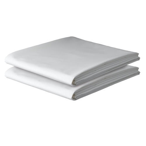 cvc sheet long queen flat white