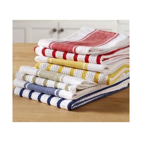 tea towel super soaker 45cm x 75cm green/white check